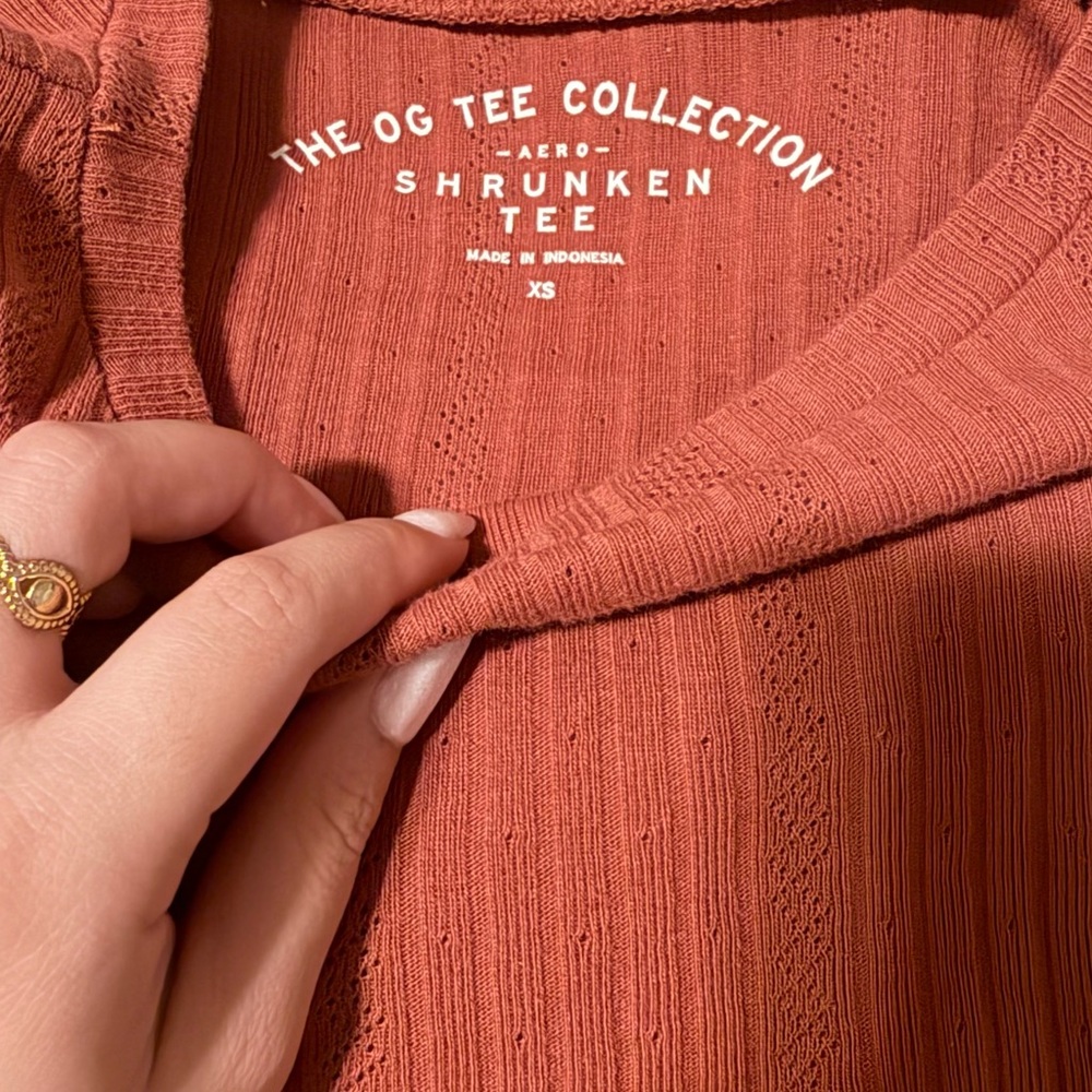 Aero crop long-sleeve tee.